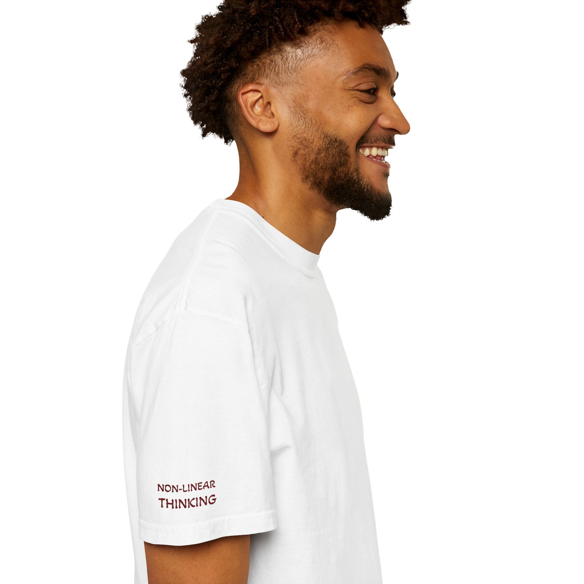 Graphic Tee — 'Hollow Days' Embroidered