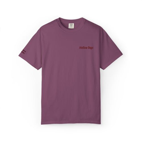 Graphic Tee — 'Hollow Days' Embroidered