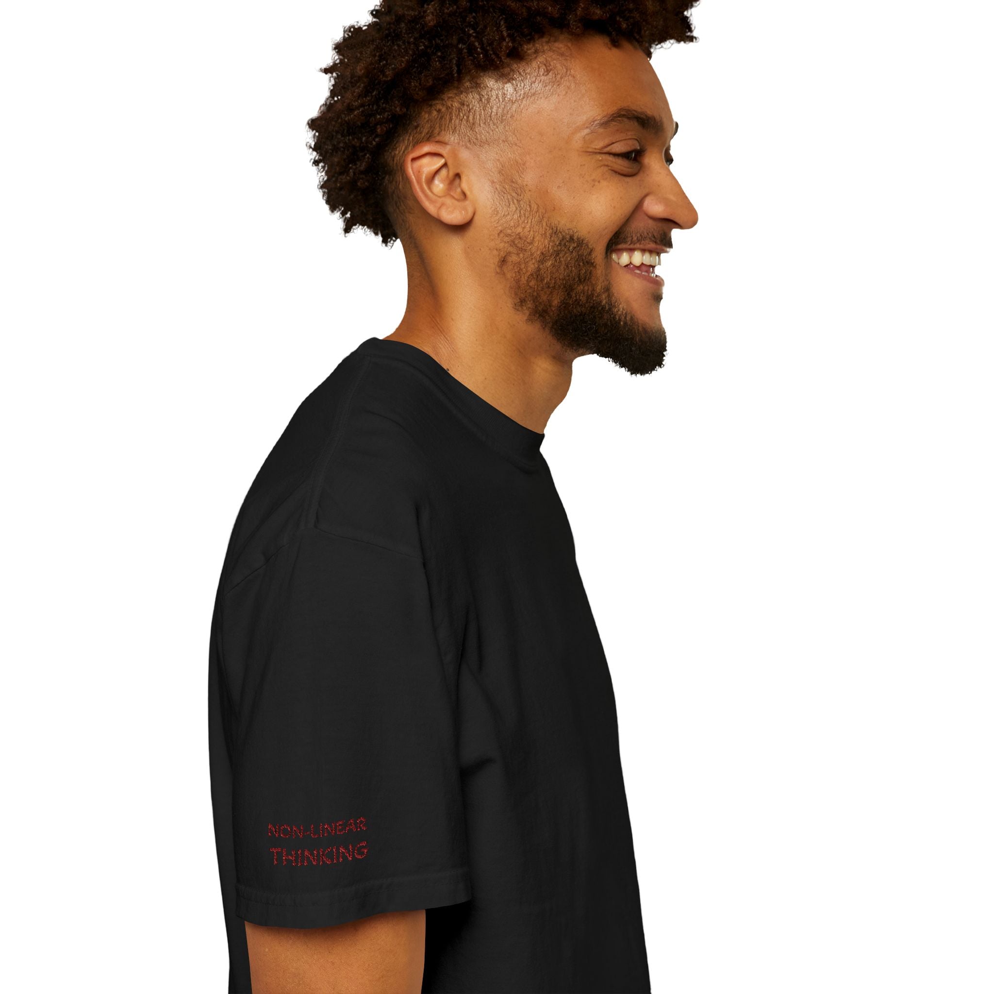 Graphic Tee — 'Hollow Days' Embroidered